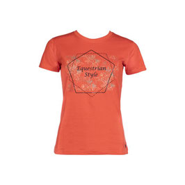 【H】T-shirt -Savona Print- Style(red)13954