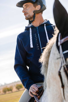 【E】EQUITHÈME - Hervé - Hoodie(Navy blue )