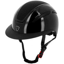 【E】EQUITHEME - Agris - Helmet, Wide Visor(Black )*