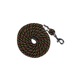 【H】Lead rope -NeonFlash- with snap hook (180cm/black) 15864