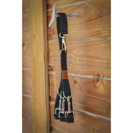 【E】PADDOCK Bridle Rack（black, Size : strap length 25 cm each）935935002