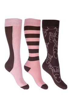 【H】Kids riding socks -Houston- set of 3 　14460