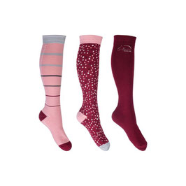 【H】Riding socks -Miami- set of 3  14456