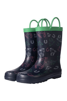 【H】Rubber boots -Maui-(deep blue)15660*