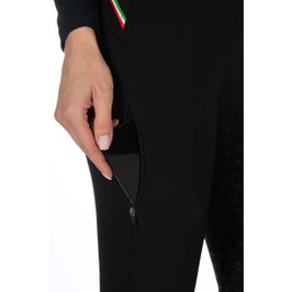 ST【H】Riding breeches -Livigno Sportive- sili. full seat(black)14884