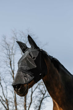 【E】EQUITHÈME - Zipper - Fly mask/uv mask (Black)