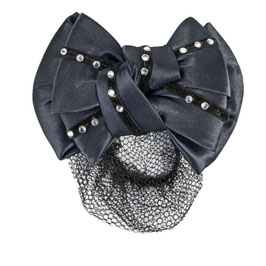 【H】Hair net with bow 6136