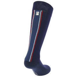 『SALE対象外』E-EQUITHÈME "CLASSIC" BLUE/WHITE/RED SOCKS (navy and blue/white/red)
