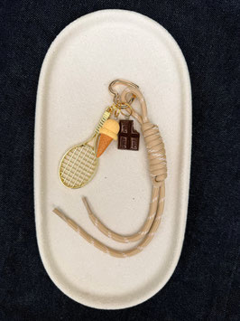 Taschenanhänger Tennis