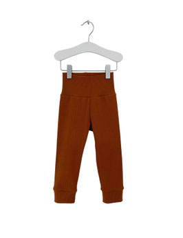 Ole - Ripp Leggings braun