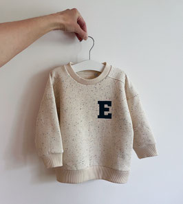 Robbie - Sweatpulli mit Passe creme