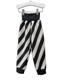 Sami - Jogger Blockstreifen schwarz creme