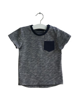 Jonas - Slub T-Shirt blau meliert