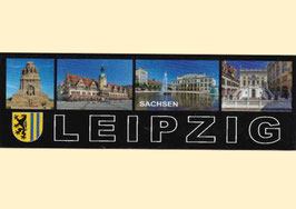 Magnet/ Leipzig mit 4 Ansichten/ quer
