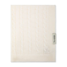 Coperta Treccia Ecru