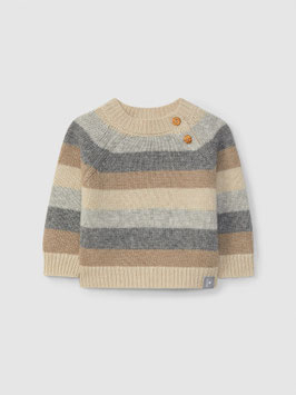 Maglione a righe in maglia