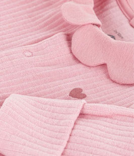 Tutina in ciniglia bouclè rosa