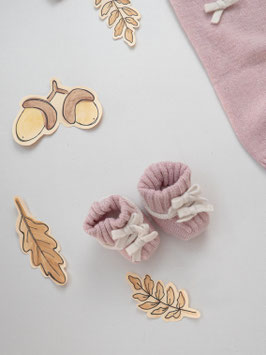 Scarpine rosa con fiocco