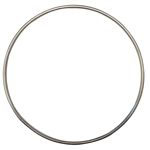 RVS metalen ring 10cm 4mm