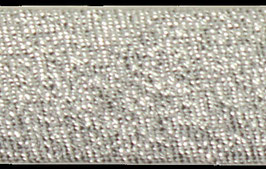 Zilver glitter biaisband 18 mm