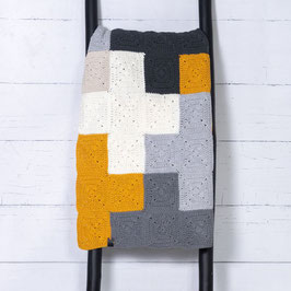 Durable Criss-Cross Blanket Grey 180x120cm