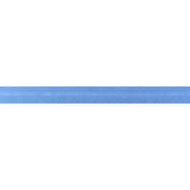 Hemel blauw biaisband van katoen 20 mm op 5 meter kaartje