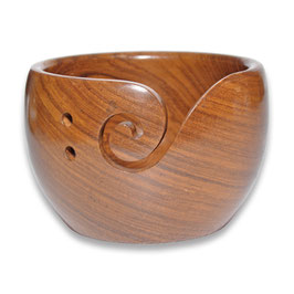 Durable houten yarn bowl hoog model