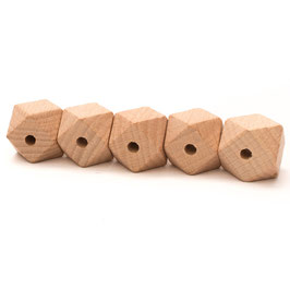 Durable houten hexagonkralen 20 mm
