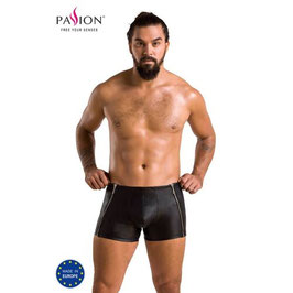 Boxer simil cuero cremalleras