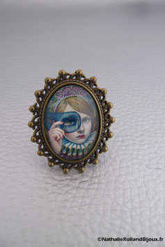 Bague "Fille masquée"