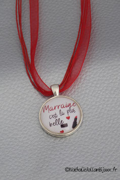 Collier "Marraine c'est la plus belle"