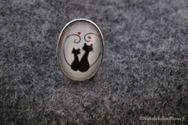 Bague "love cats"