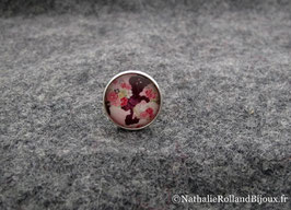 Bague Fleurs chinoises rose