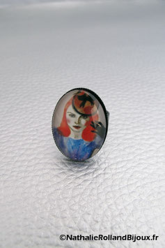 Bague "Femme rousse"