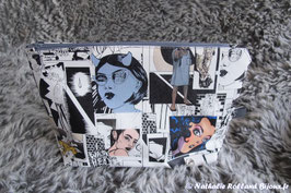 Pochette simili cuir "BD"