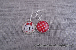 Boucles d'oreilles "Love"