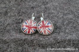 Boucles d'oreilles Union Jack