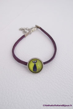 Bracelet "chat noir"