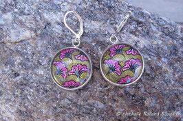 Boucles d'oreilles "WAX Rose"