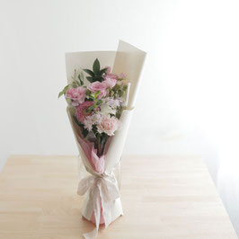 スリムな花束（お任せピンク系）
