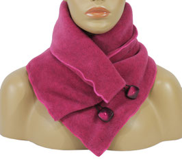 Damen Fleece Schal Winterschal pink Lise