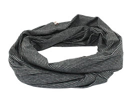 Loop Schal Streifen grau schwarz Steffi