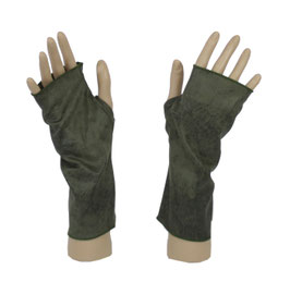 Armstulpen Antik Leder olivgrün Lua