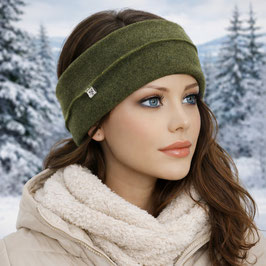 Stirnband Fleece olivgrün Olivia
