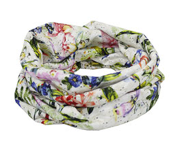 Rundschal Sommer Loop Baumwolljersey bunt Kiki