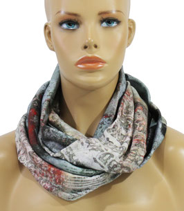 Loop Schal Viskose blaugrau Kim