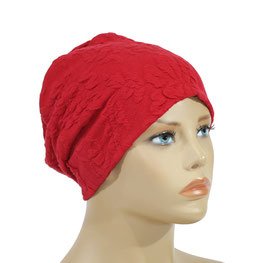 Damen Beanie Mütze rot Melika