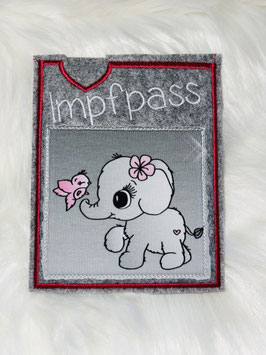 Impfpass kleiner Elefant grau