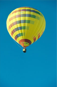 Heißluftballon, Briefkarte