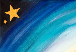 Kunstpostkarte "Wintersterne"